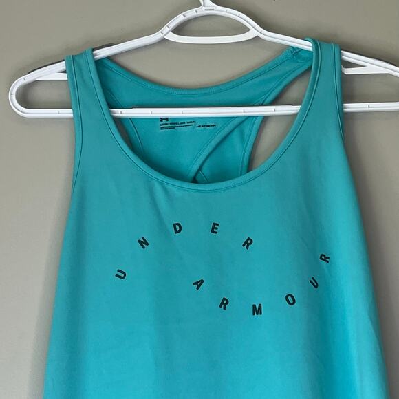 Under Armour Women's Blue Athletic Tank Top Size Small - Picture 4 of 10